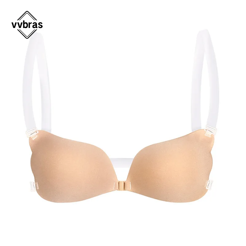 Backless Bra Sticky - 젖꼭지 커버 보이지 않는 브래지어는 결혼식을위한