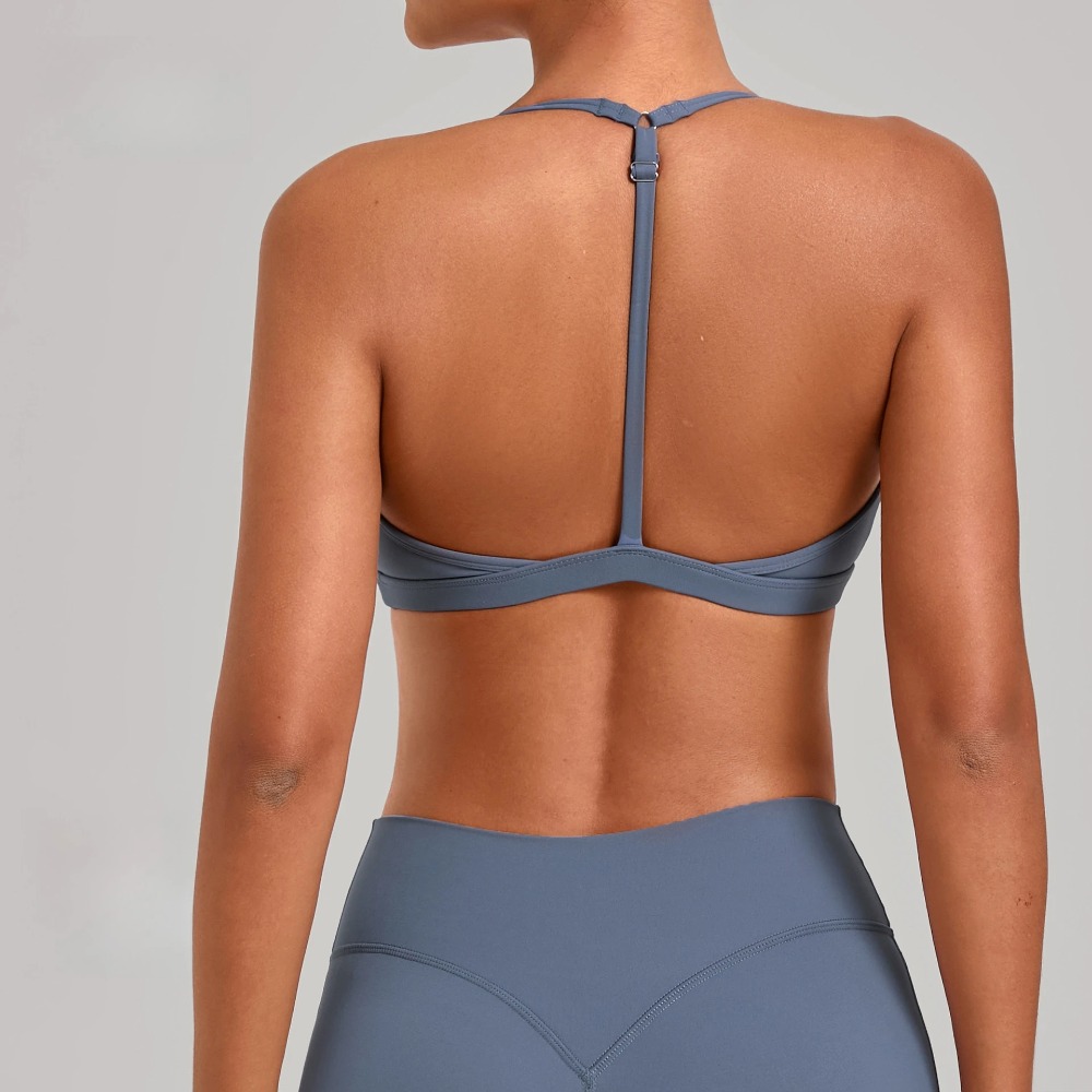 Sports Bra Racerback - 헬스 운동 피트니스 탑 조절 가능한