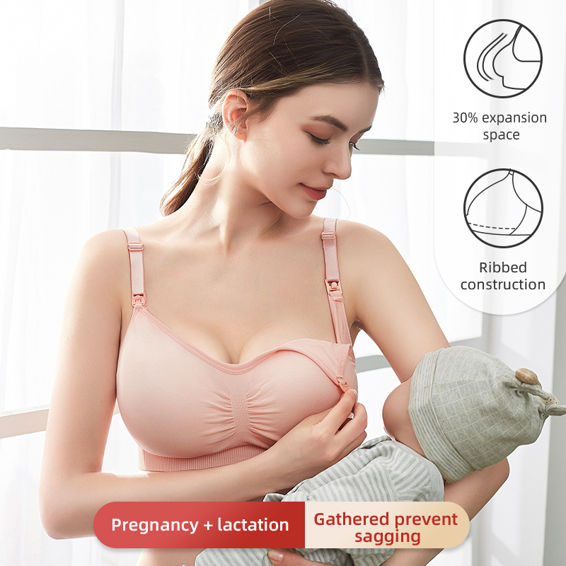 Nursing Bra Clip - 고품질 플러스 사이즈 간호 브래지어 통기성