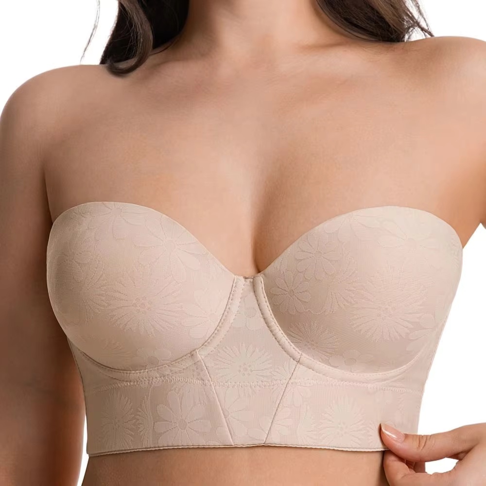 Convertible Bra Multiway - 하프컵 여성용 멀티웨이 스트랩리스 브라 안티슬립