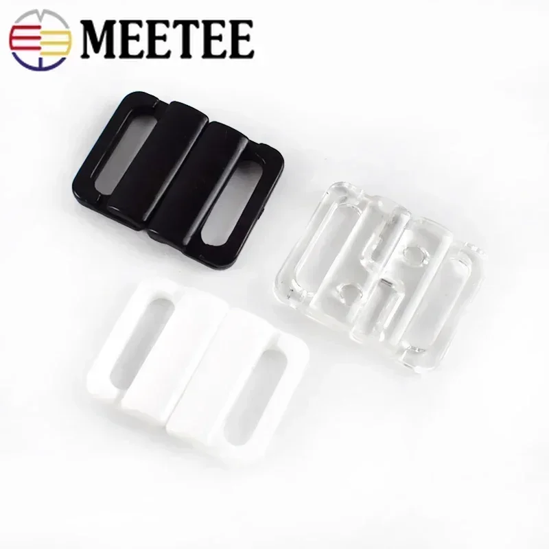 Nursing Bra Clip - 20/50/100Sets 10/15/20/25mm 플라스틱 브래지어 버클 비키니