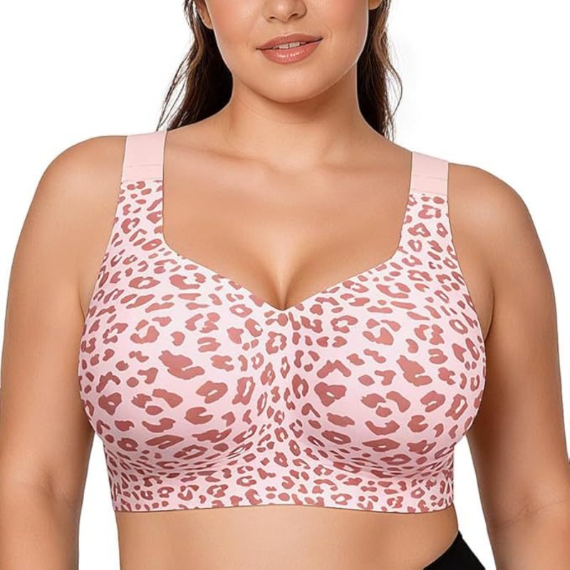 Underwire Bra Padded - 레오파드 젤리 브라 노 언더와이어 푸쉬업