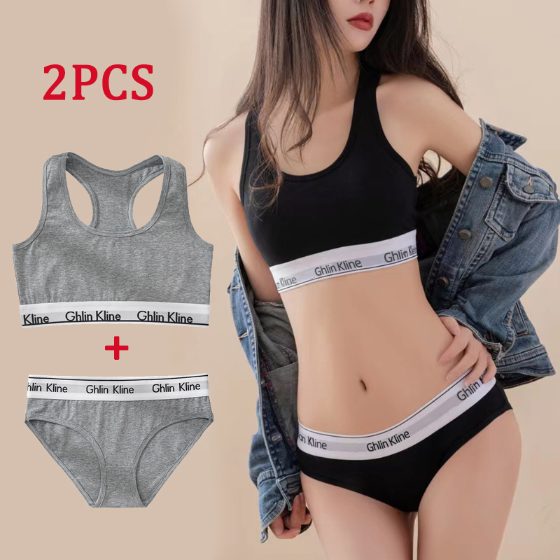 T Shirt Bra Seamless - 여성 코튼 스포츠 소녀 탱크 탑과