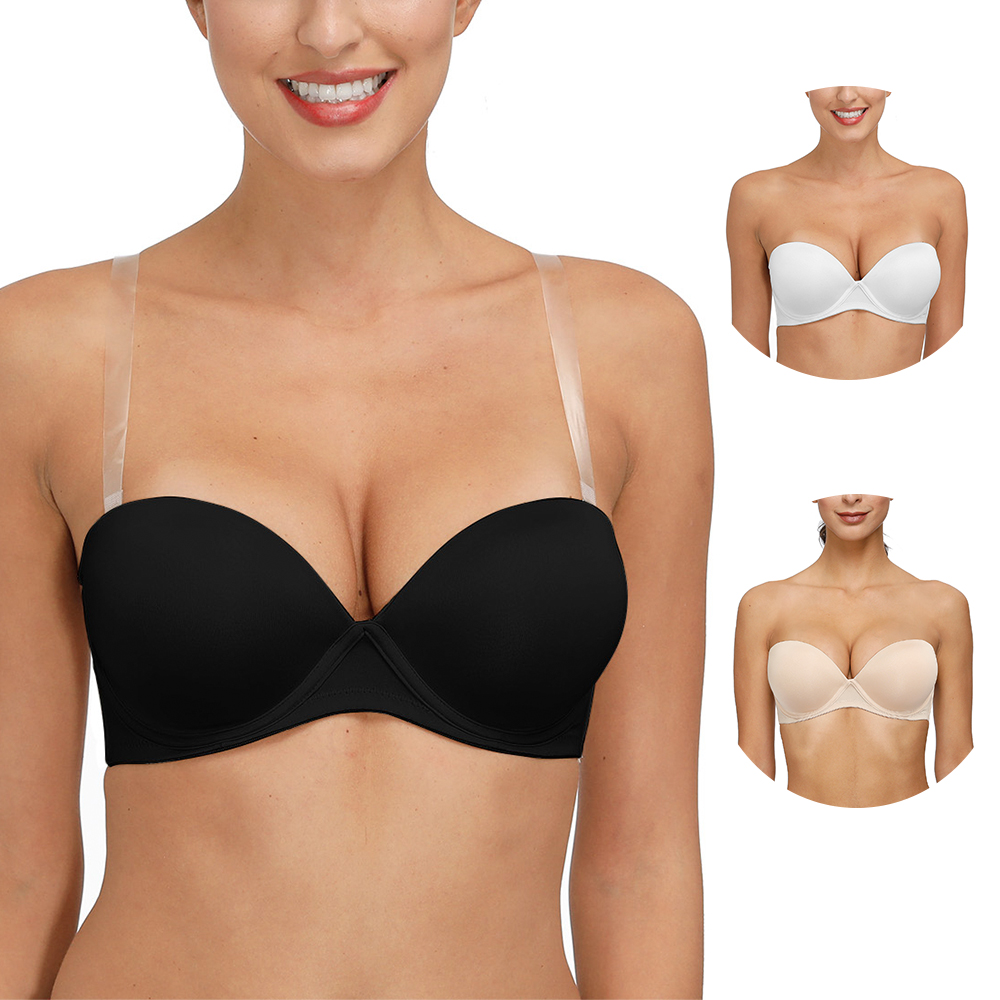 Convertible Bra Multiway - YBCG 여성용 푸시 업 브래지어 두꺼운