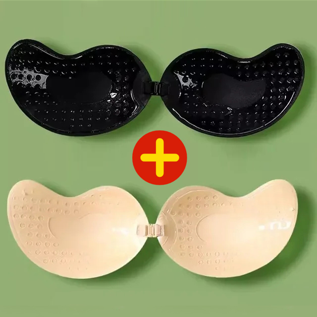 Backless Bra Sticky - 여성용 보이지 않는 푸시업 브래지어, 백리스