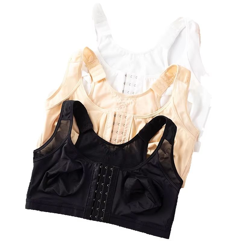 Mastectomy Bra Pocket - 여성 수술 후 전면 오픈 와이어