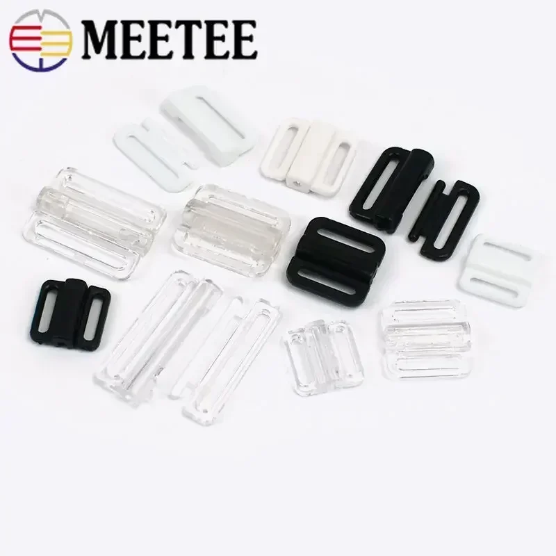 Nursing Bra Clip - Meetee-8-25mm 플라스틱 브래지어 버클 수영복, 전면