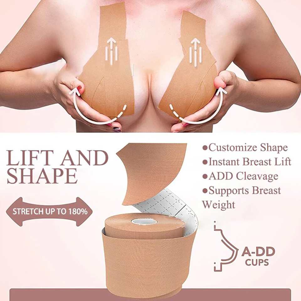 보이지 않는 가슴 리프트 테이프 실리콘 스티키 푸쉬업  - Backless Bra Sticky 리뷰 및 가격
