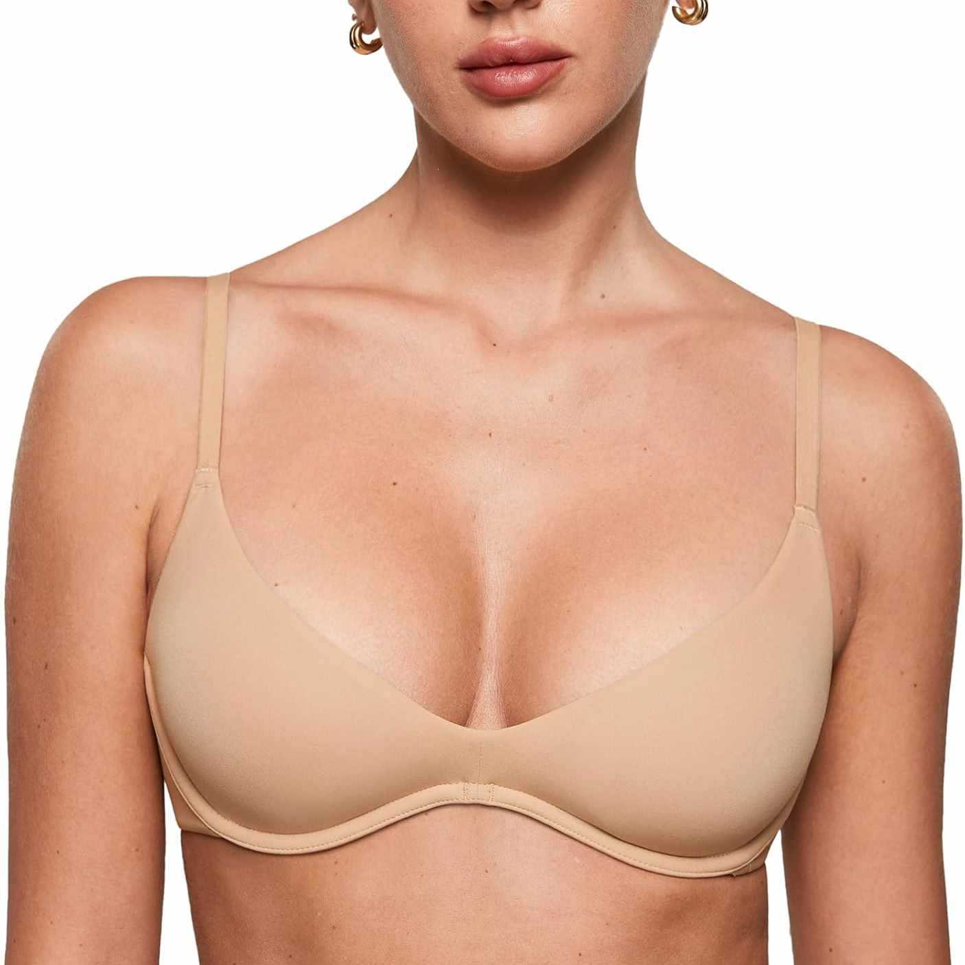 여성용 딥 V 노패드 심리스 와이어프리 브라 여름용 편 - Wirefree Bra Comfort 리뷰 및 가격