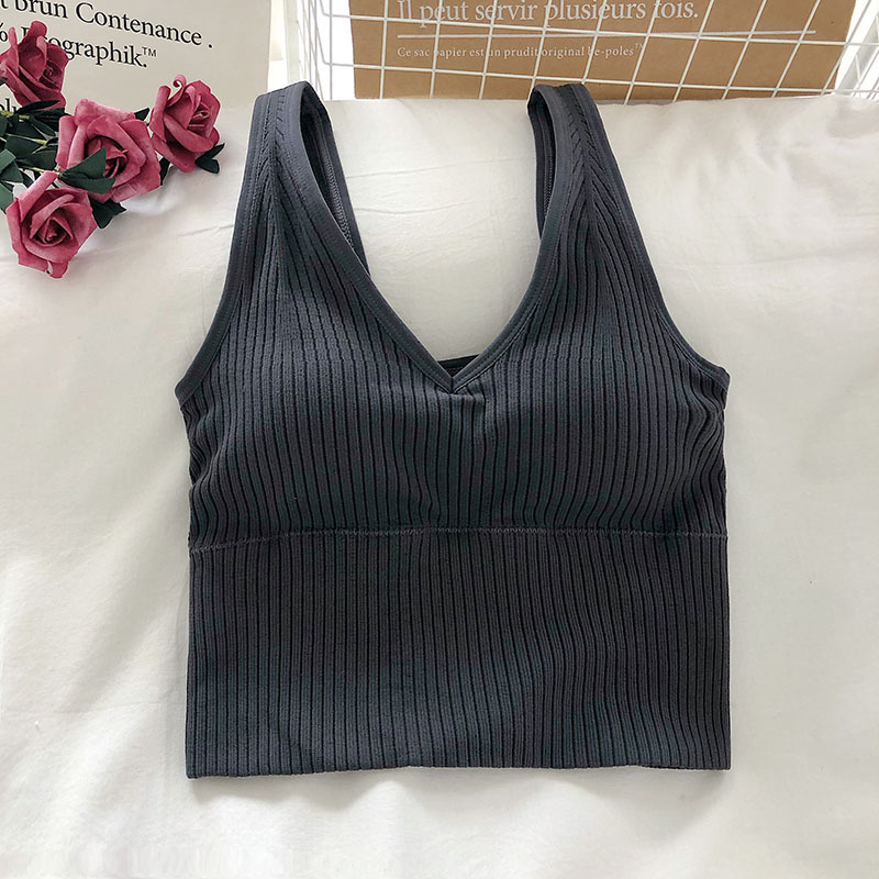 여성 탱크 크롭탑 여성용 탑 섹시 란제리 심리스 속옷  - T Shirt Bra Seamless 리뷰 및 가격