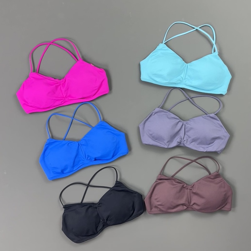 HISTELLO 프론트 러치드 크로스 백 스포츠 브라  - Sports Bra Racerback 리뷰 및 가격
