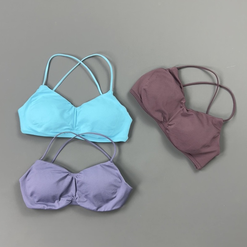 HISTELLO 프론트 러치드 크로스 백 스포츠 브라  - Sports Bra Racerback 리뷰 및 가격