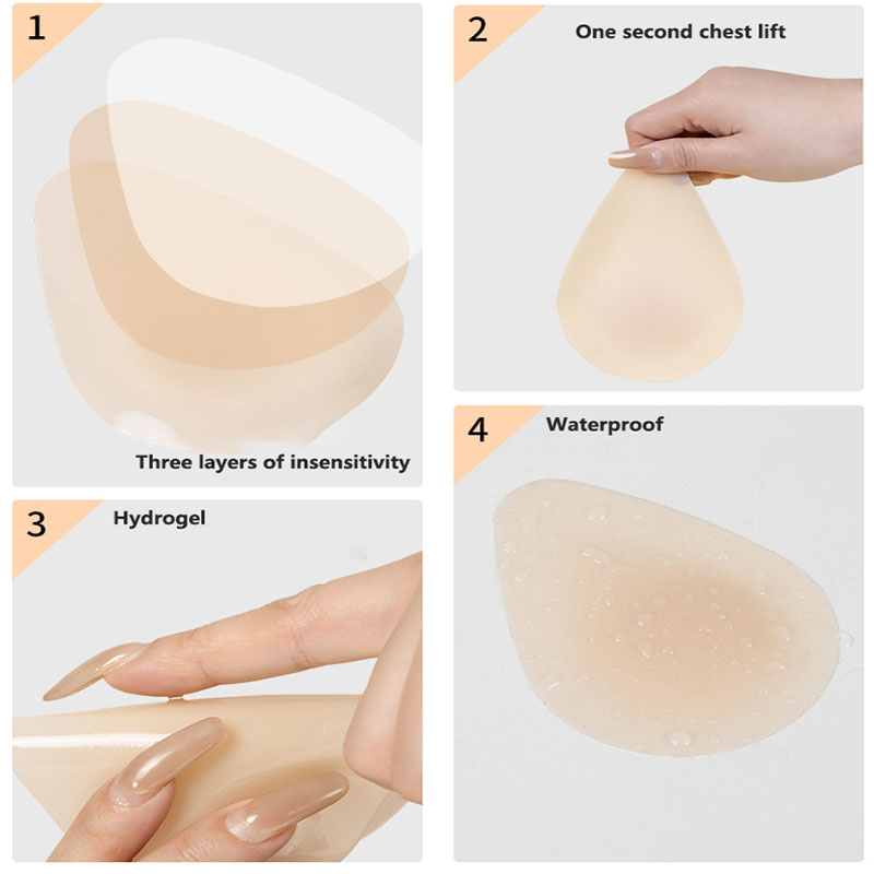 물방울 모양 투명 브라 실리콘 니플 커버 브라 패드 스 - Push Up Bra Silicone 리뷰 및 가격