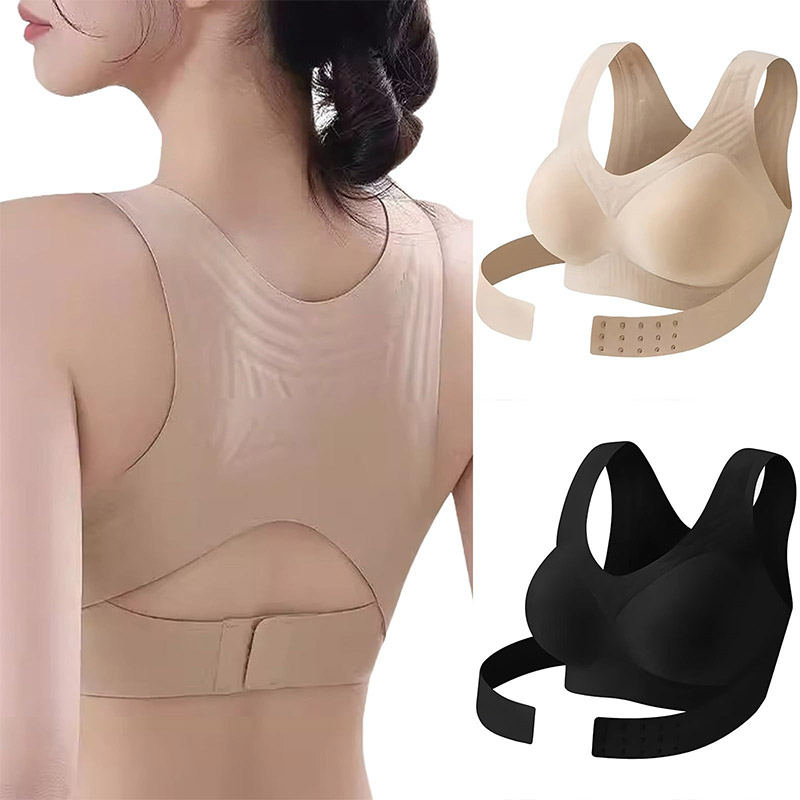 자세 교정 브라 여성용 앞후크 크로스백 무선 자세 교정 - Cotton Bra Everyday 리뷰 및 가격