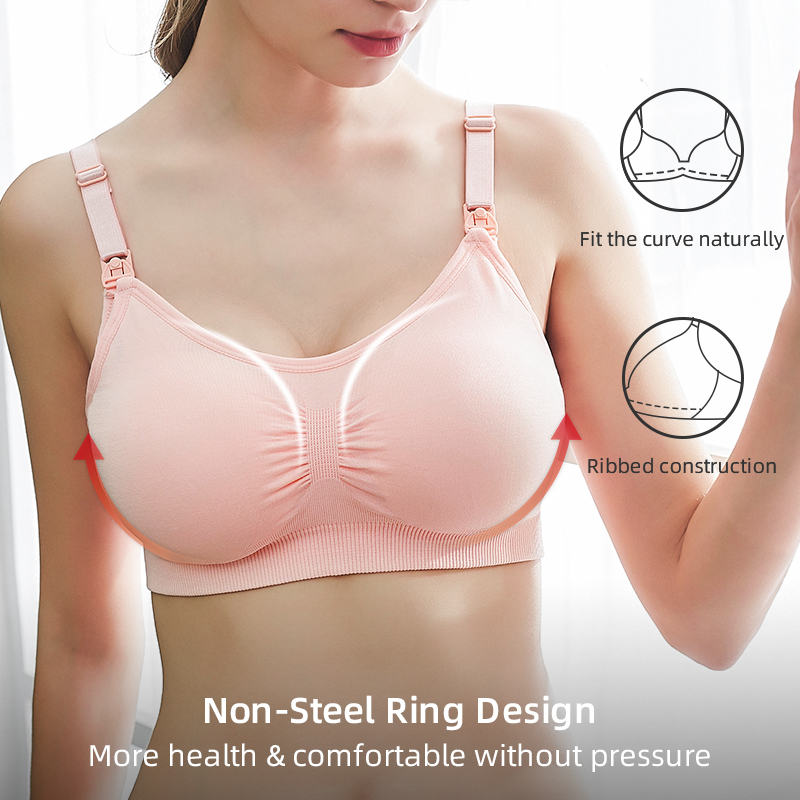 고품질 플러스 사이즈 간호 브래지어 통기성 여성 모유  - Nursing Bra Clip 리뷰 및 가격