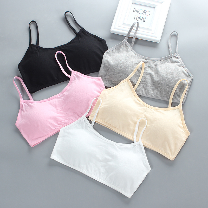 5pcs 십대 소녀용 면 트레이닝 브라렛 조절 가능한  - Cotton Bra Everyday 리뷰 및 가격