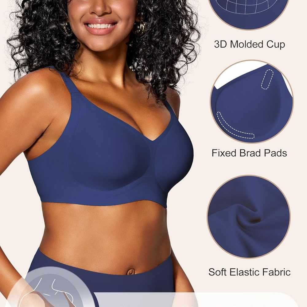 여성용 심리스 와이어프리 브라 소프트 서포트 얇은 몰드 - Wirefree Bra Comfort 리뷰 및 가격