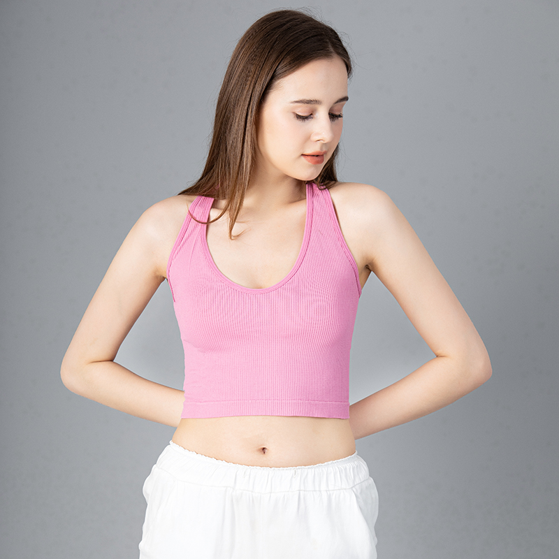 홀터넥 탑 여성 섹시한 백 레스 크롭 탑 오프 숄더 탱 - T Shirt Bra Seamless 리뷰 및 가격