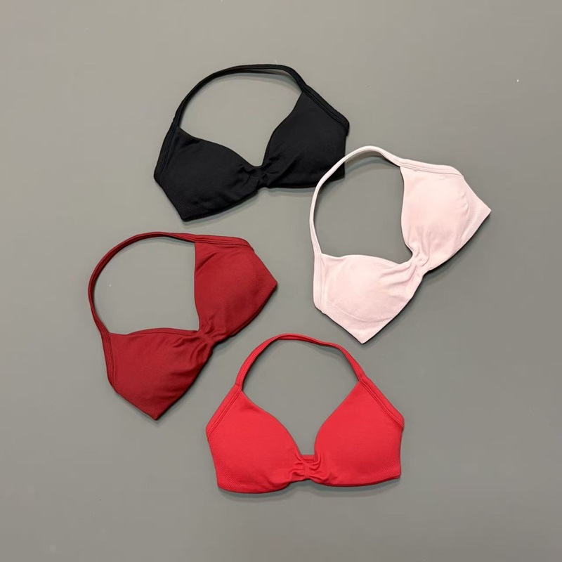 여성용 홀터 스포츠 브라 V넥 패드 내장 요가 브라 탈 - Sports Bra Racerback 리뷰 및 가격