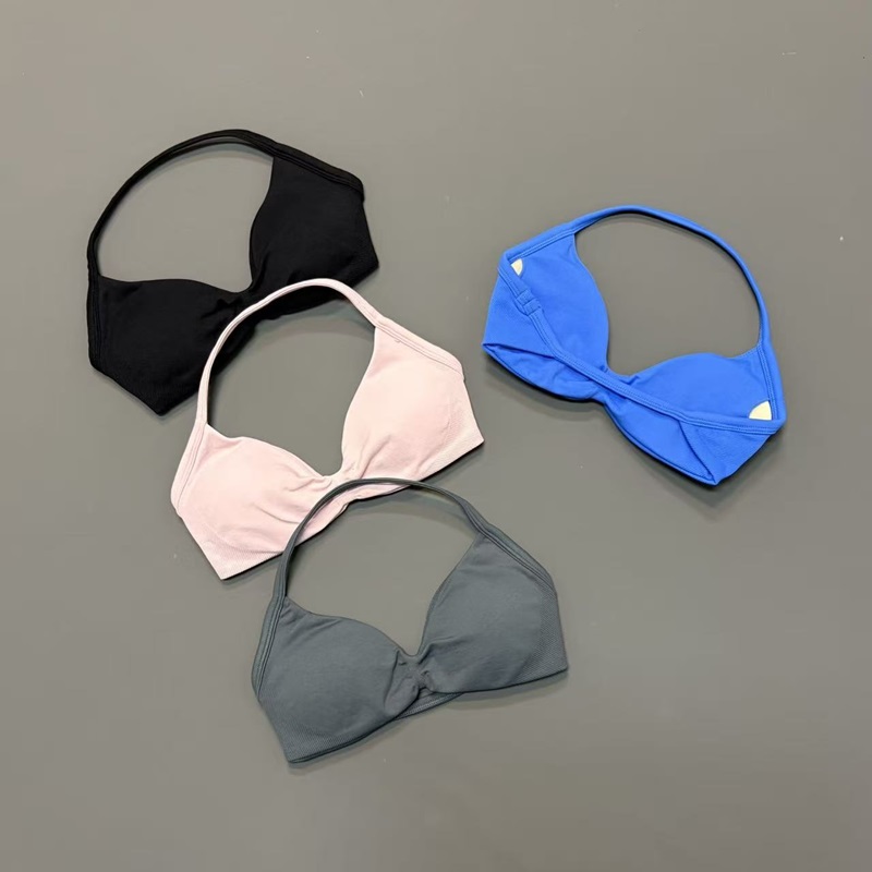 여성용 홀터 스포츠 브라 V넥 패드 내장 요가 브라 탈 - Sports Bra Racerback 리뷰 및 가격