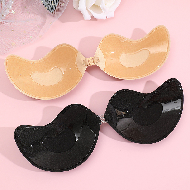보이지 않는 스트랩리스 접착식 스틱 브라 스트랩리스 푸 - Push Up Bra Silicone 리뷰 및 가격