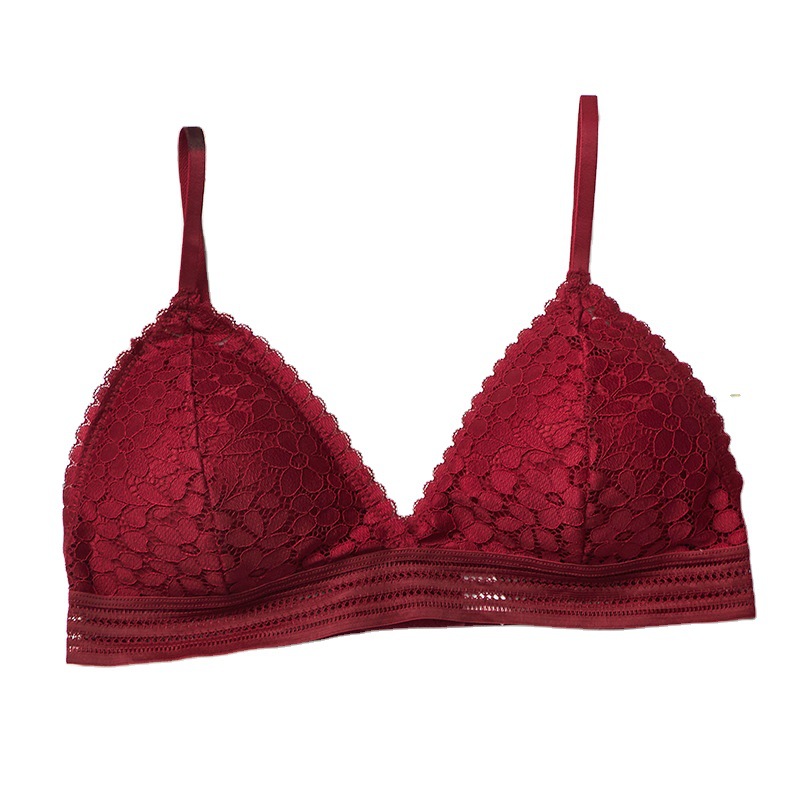 2026 여성 브라 신상 프랑스 트라이앵글 컵 노와이어 - Lace Bralette Set 리뷰 및 가격