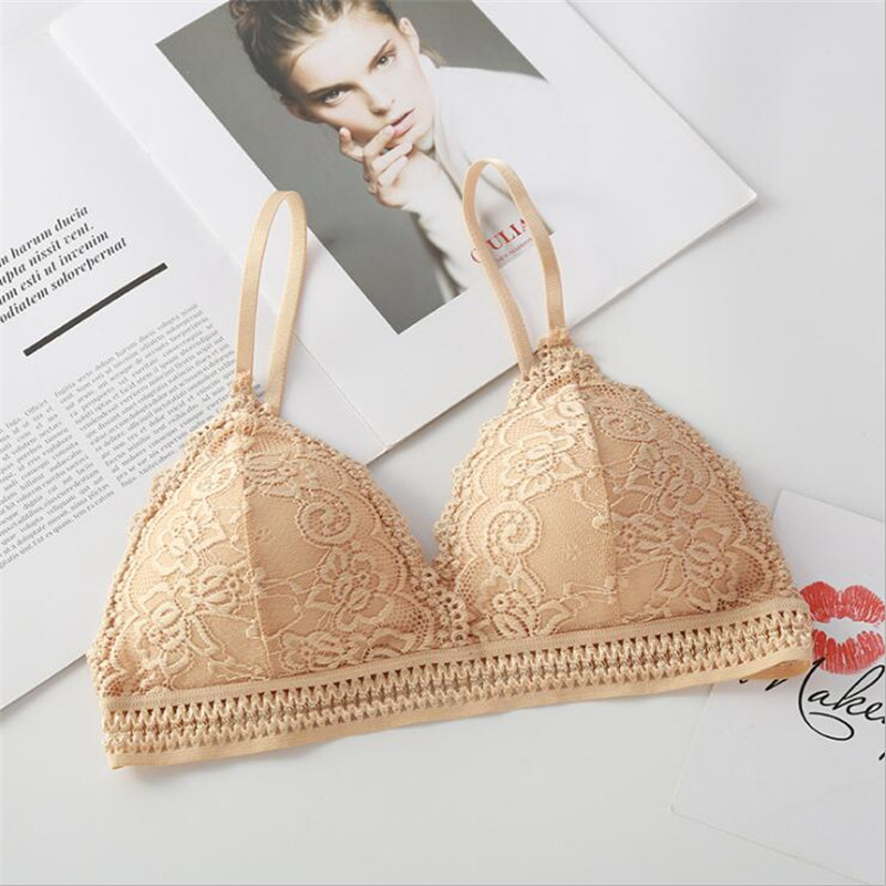 2026 여성 브라 신상 프랑스 트라이앵글 컵 노와이어 - Lace Bralette Set 리뷰 및 가격