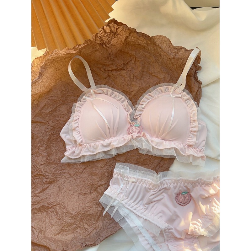 스위트 트라이앵글 브라렛 세트 노와이어 얇은 레이스 푸 - Sleep Bra Bralette 리뷰 및 가격