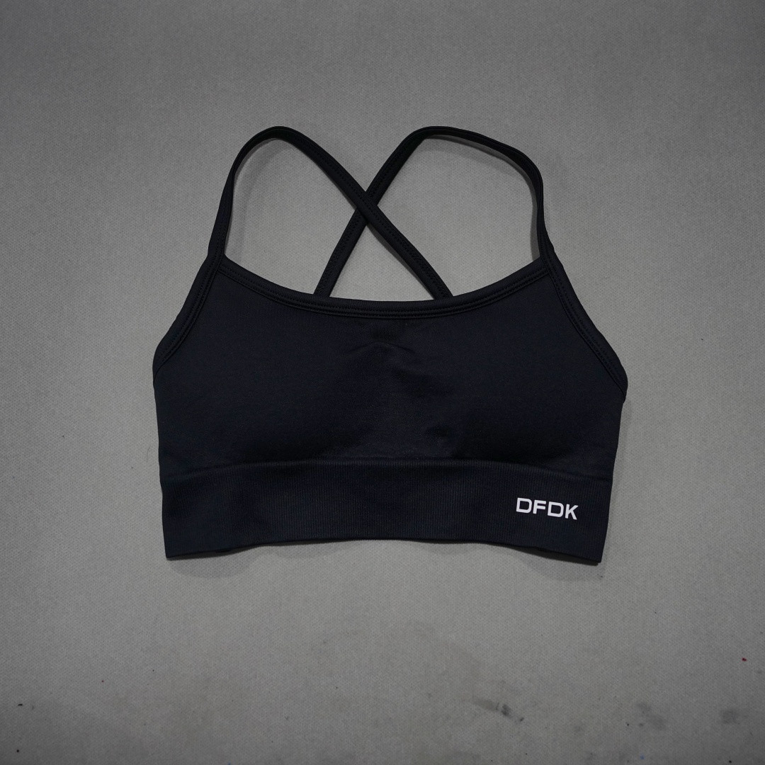 DFDK 리브드 심리스 크로스 백 요가 브라 여성용 와 - Underwire Bra Padded 리뷰 및 가격